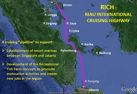 The Riau International Cruising Highway concept