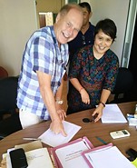 Signing for the establishment of a Foreign Owned Company in Indonesia